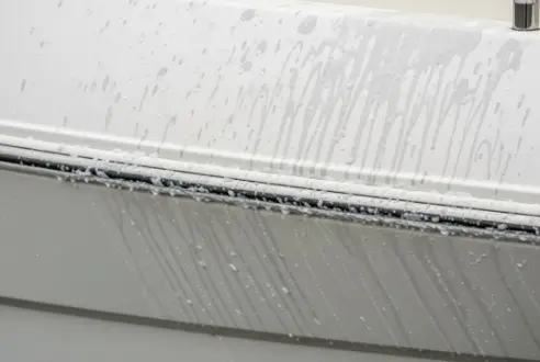Salt spray and water stains